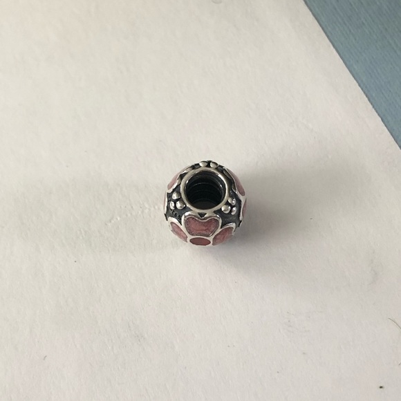 💕3/$85 925 Oxidized Silver & Pink Enamel Charm - Picture 8 of 10